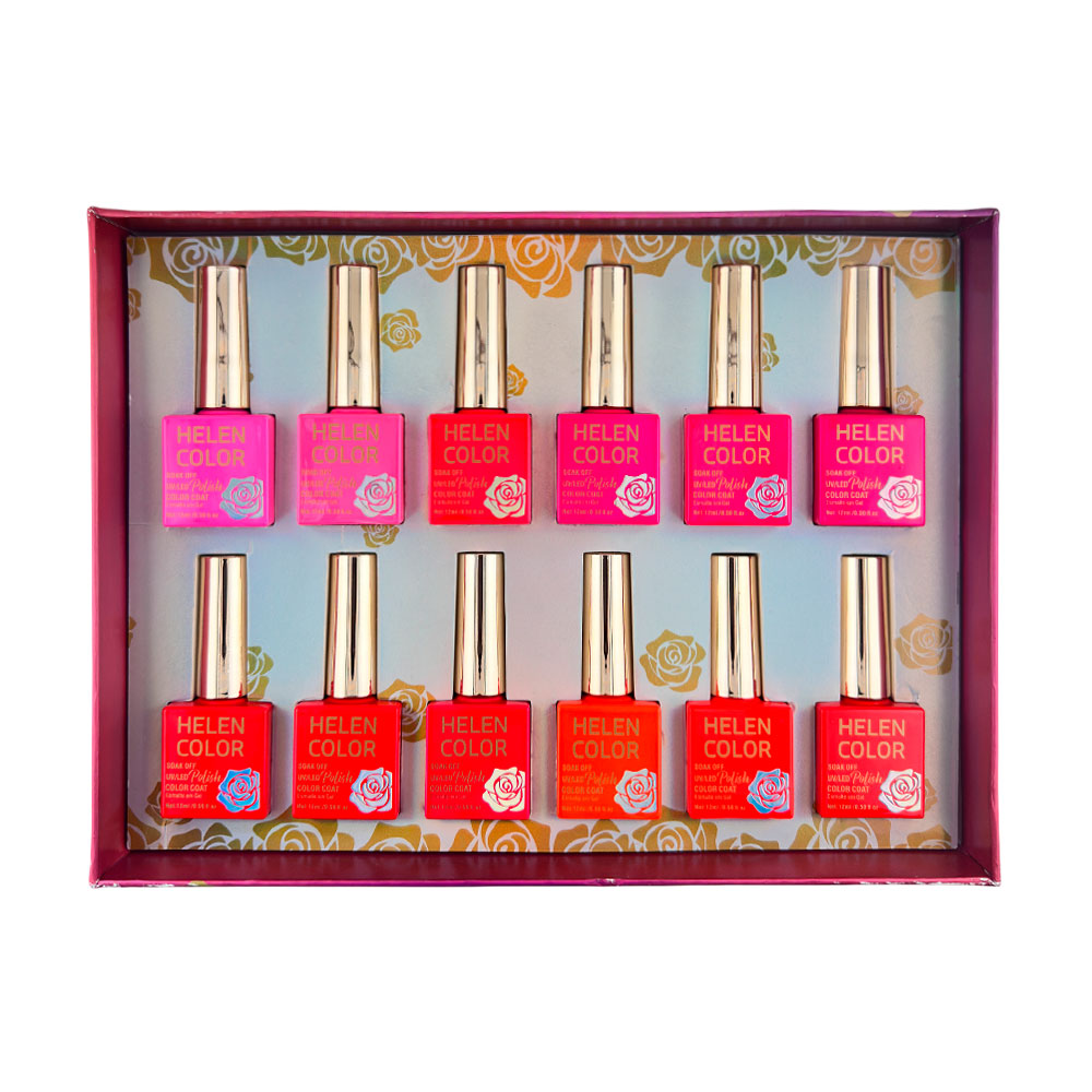 Kit Esmalte em Gel 12 unid - RJYJ-09-3