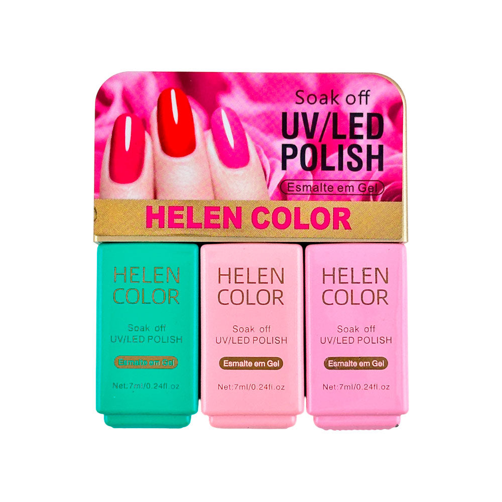 Kit Trio de Esmaltes em Gel #13 - 7ml - Rzjy-08-13