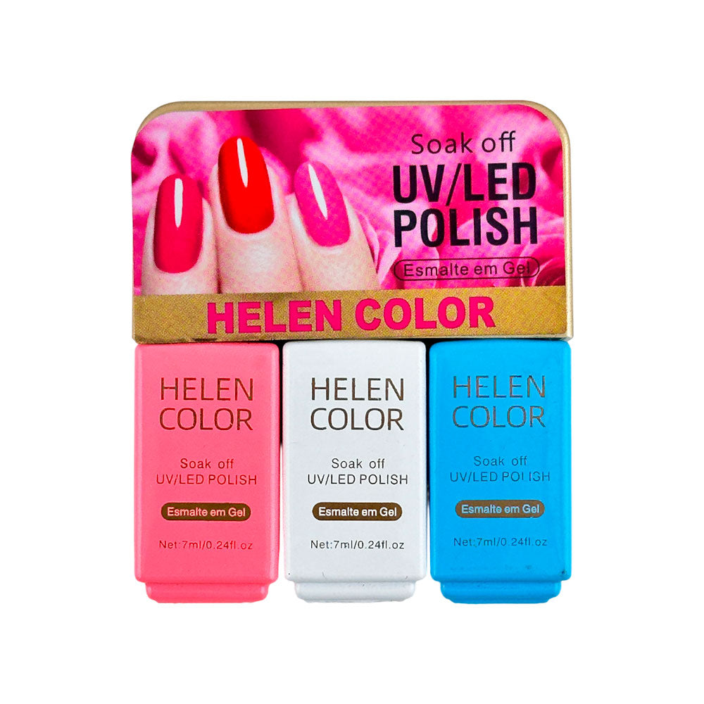 Kit Trio de Esmaltes em Gel #15 - 7ml - Rzjy-08-15