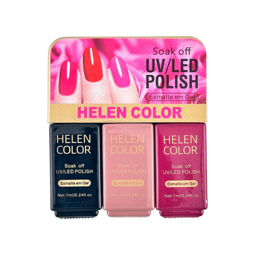 Kit Trio de Esmaltes em Gel #06 - 7ml - Rzjy-08-06