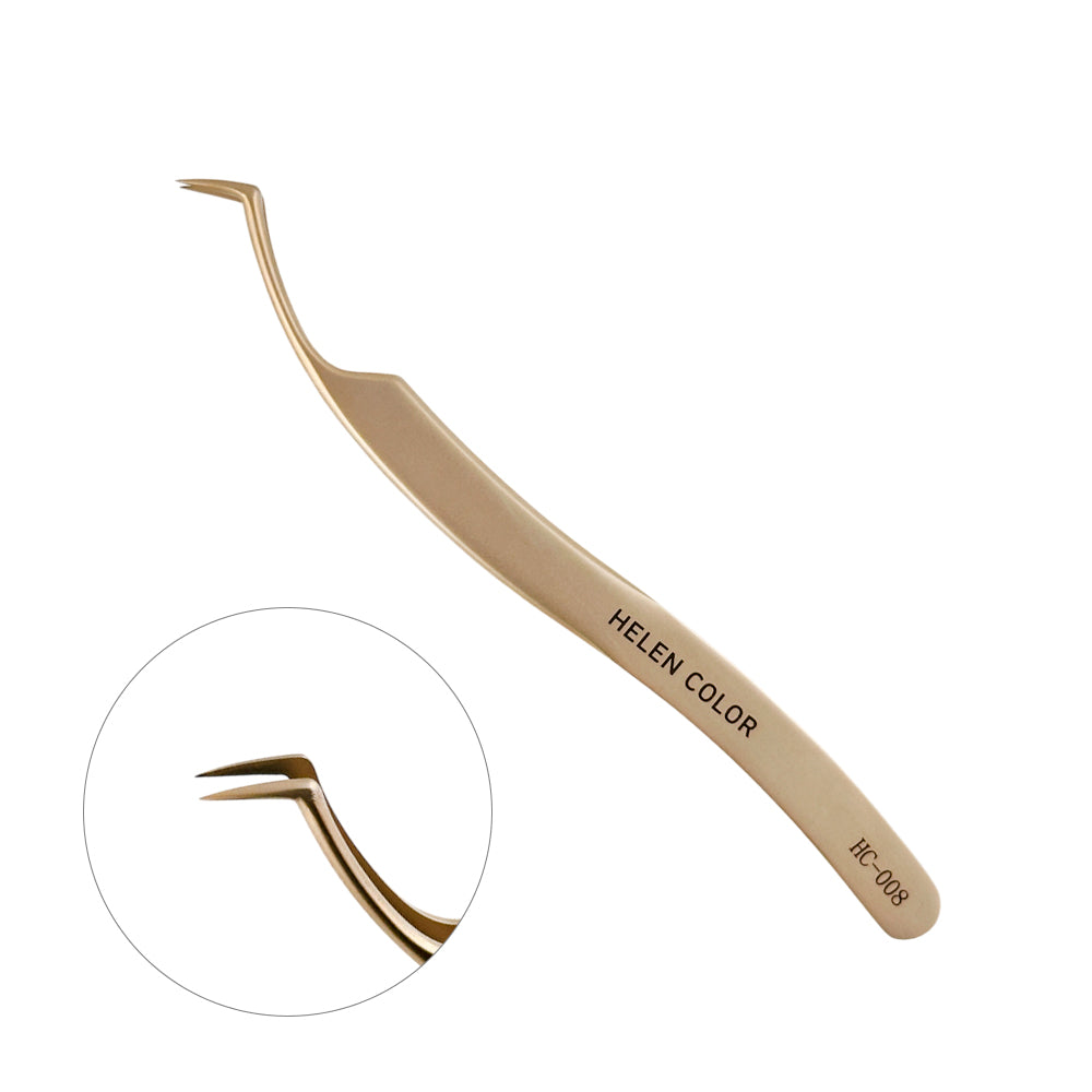 Pinça Gold para Cílios - HC-008 - CGJ-3538