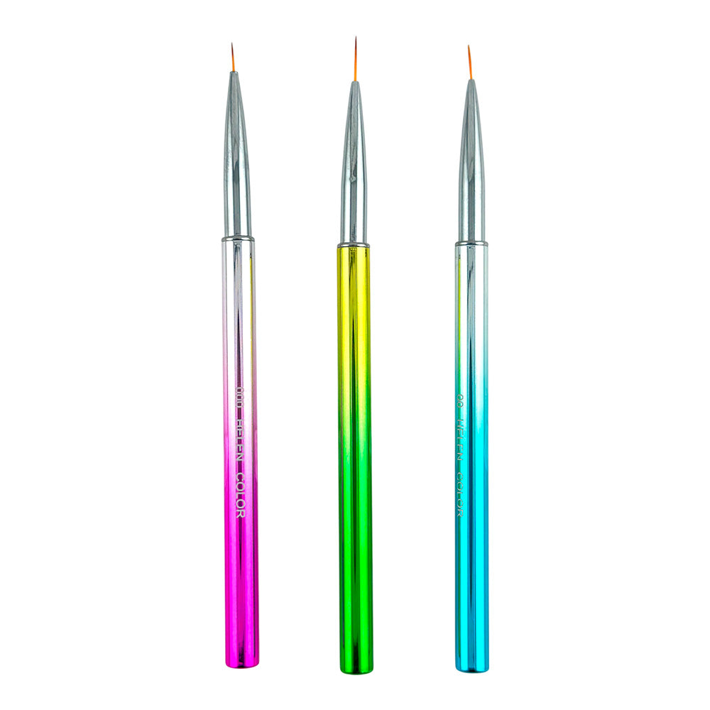 Kit Pincel para Unha - (3 UN) - CMJB-07