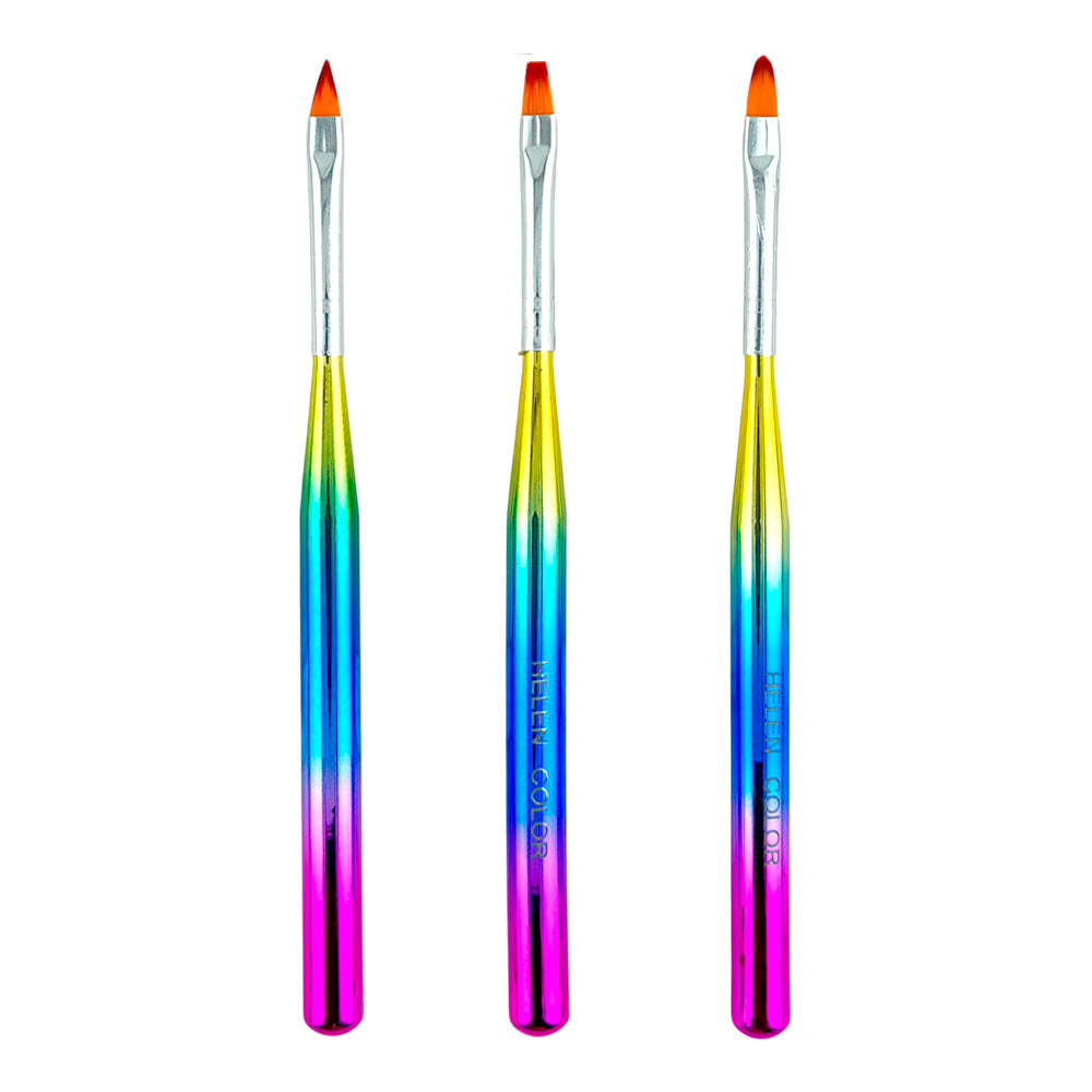 Kit Pincel para Unha - (3 UN) - CMJB-09A