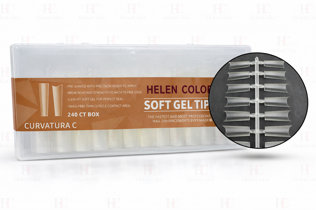 Czj-511 (Soft Gel - Tips Curvatura C Fosca)