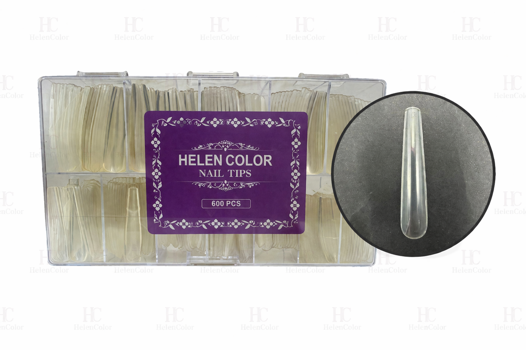 Hzj-75-600 ( Unha postiça Bailarina Extra Longa/unha realista - Soft Gel )