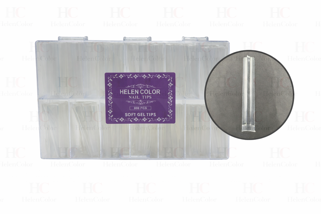 Hzj-71-600 ( Unha Tips Quadrada Extra Longa/Unha realista/Soft Gel)
