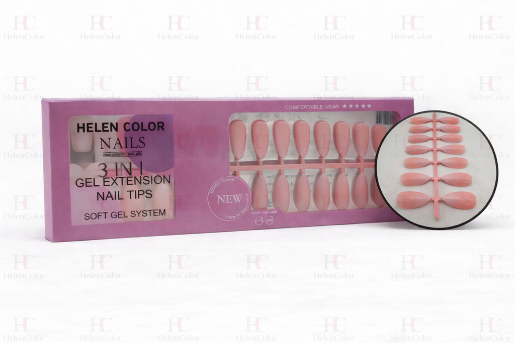 Czj-526 ( Soft Gel - Unha Postiça Almond )