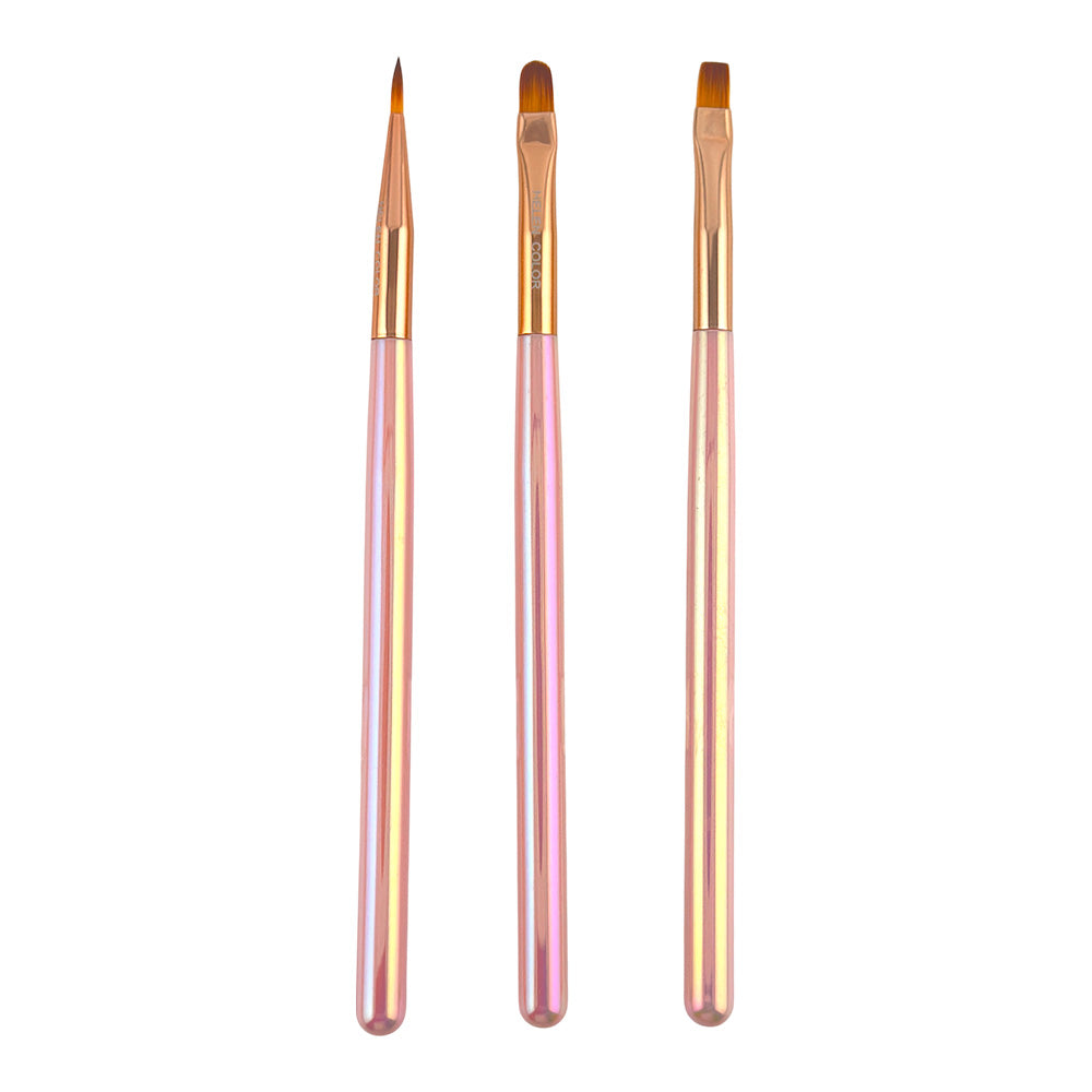 Kit Pincel para Unha - (3 UN) - HMJB-037