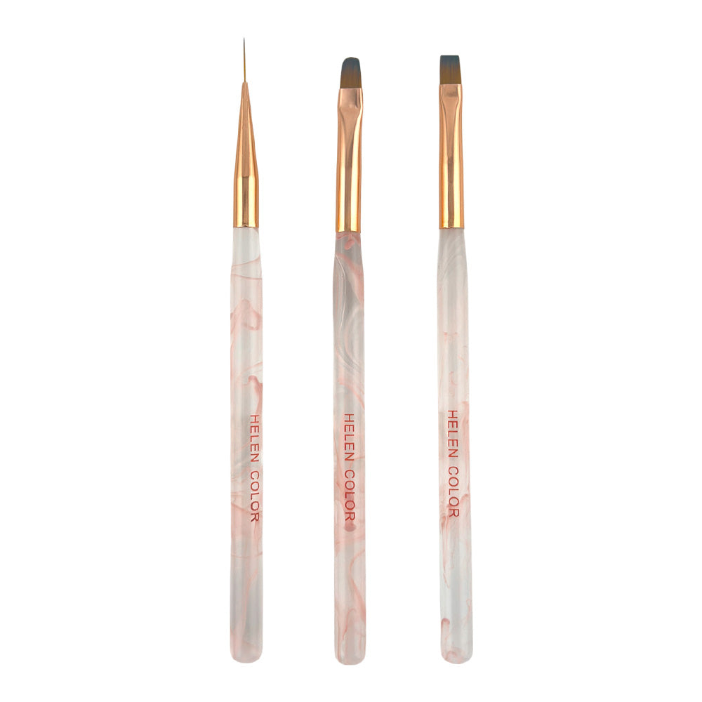 kit Pincel Marmorizado Rose - (3 un) HMJB-047