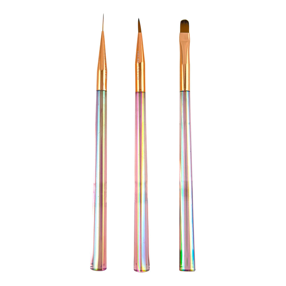 Kit Pincel para Unha - (3 UN) - HMJB-049