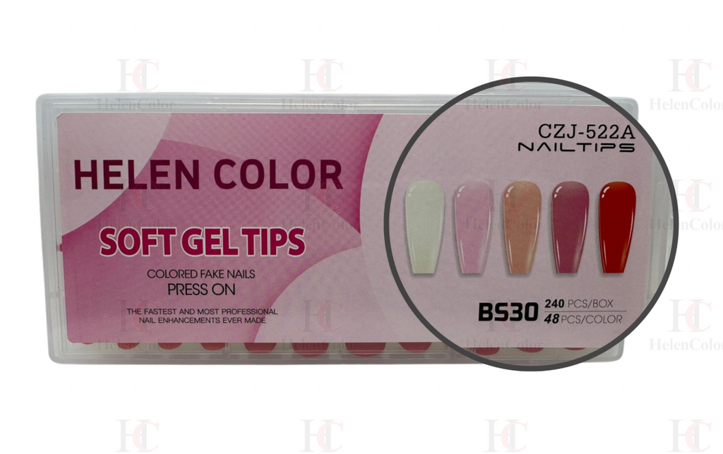 Czj-522A ( Soft Gel - Unha Postiça Bailarina )