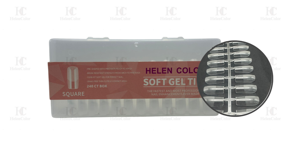 Hwhzj-020 (Soft Gel - Square Base Fosca - Unha Em Gel)